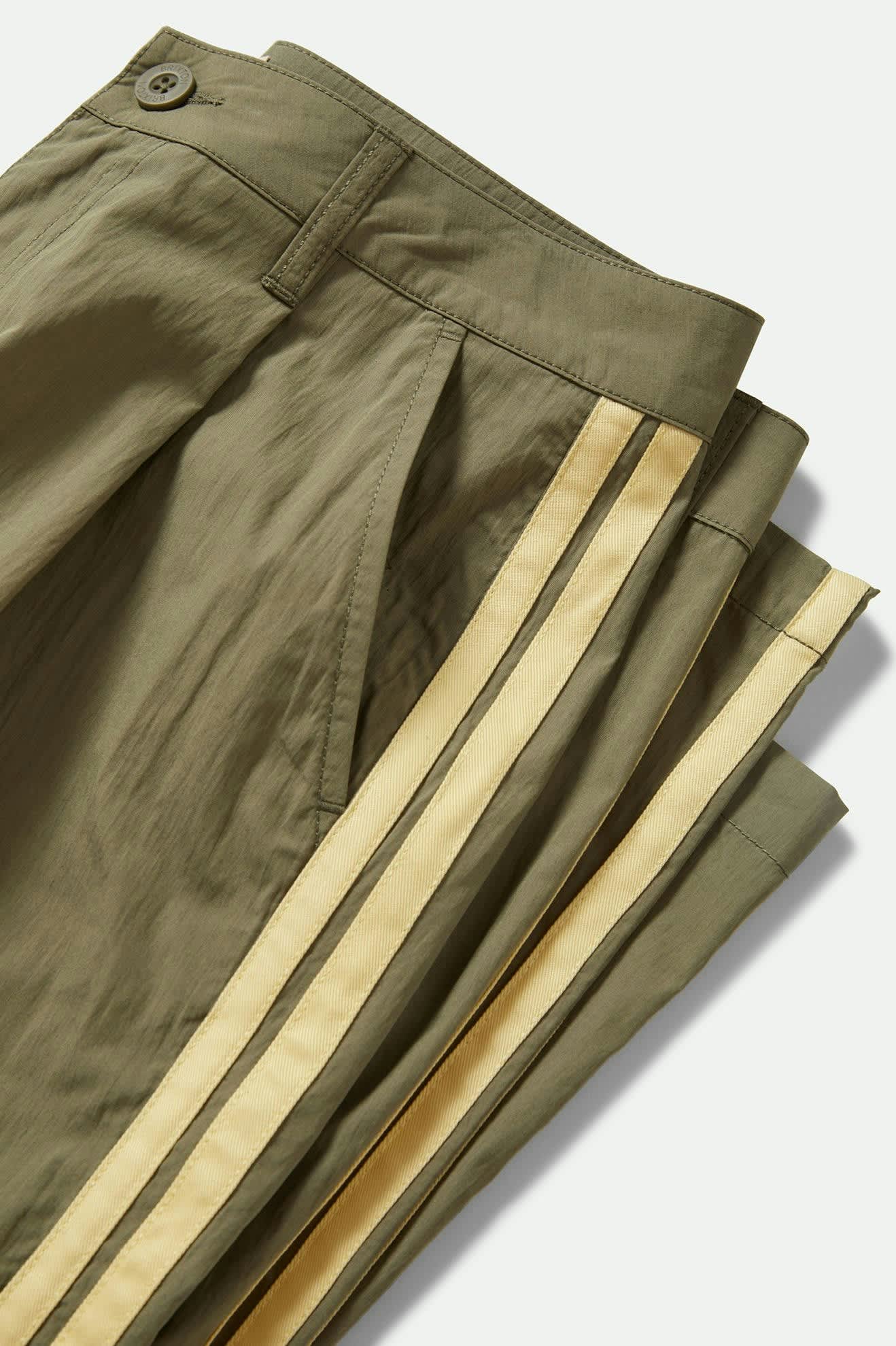 The Jane Lightweight Wide Leg Pant - Olive Surplus - Image 7
