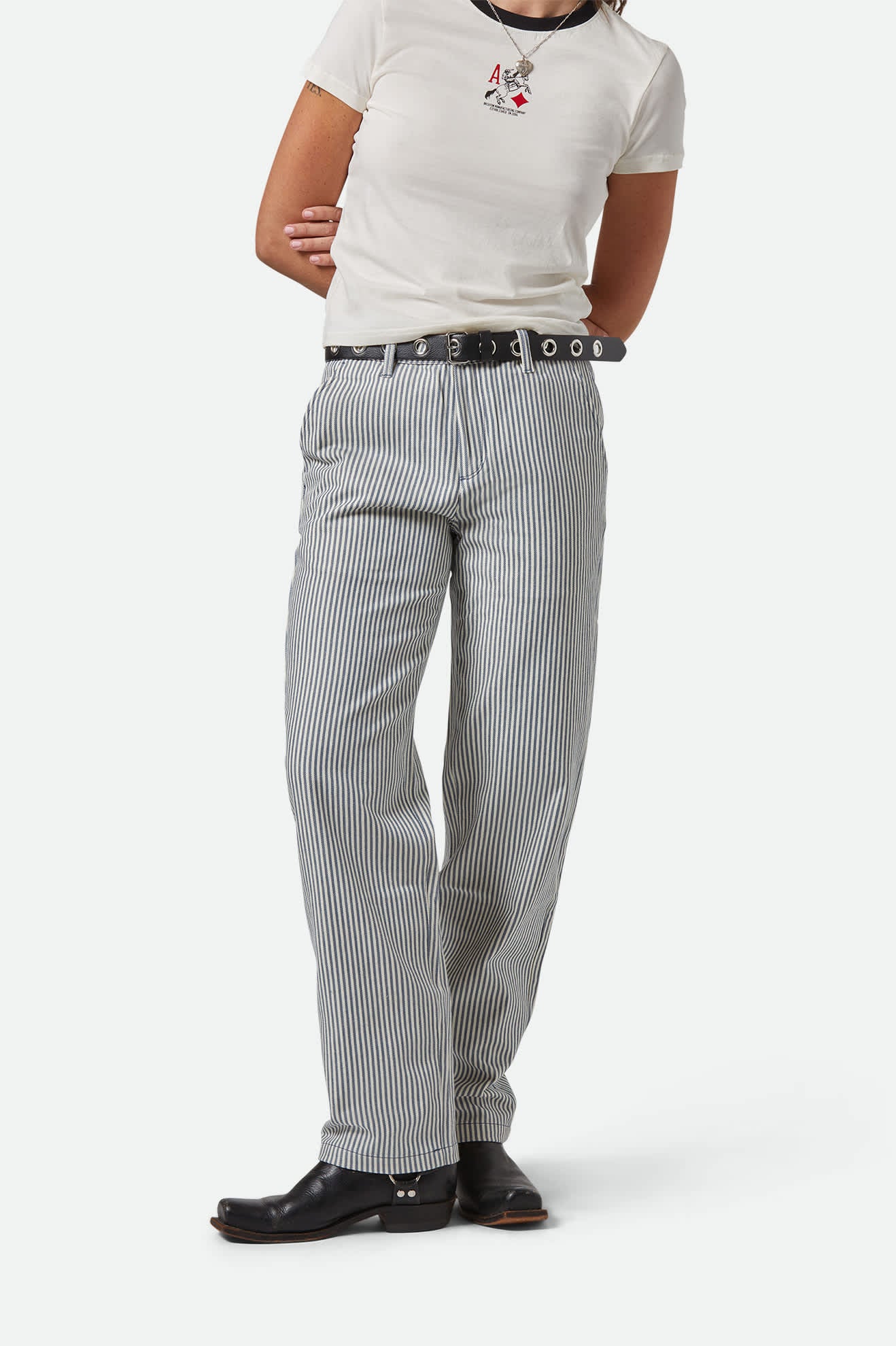 Bedford Pant - Azure Blue Pinstripe - Image 5